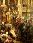 Peter Paul Rubens - Saint Bavo is received by Saints Amand and Floribert